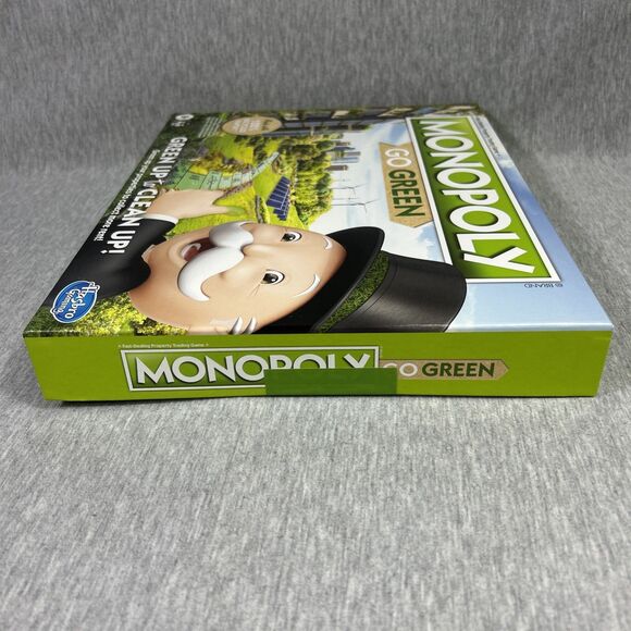 Hasbro Monopoly Go Green Edition Board Game - Picture 4 of 10